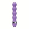 Multi-Frequency Ribbed Vibrator - Purple